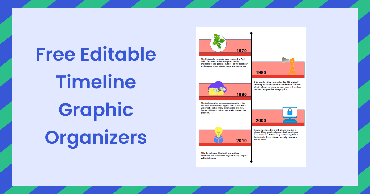 Free Editable Timeline Graphic Organizer Examples Edrawmax Online 2730