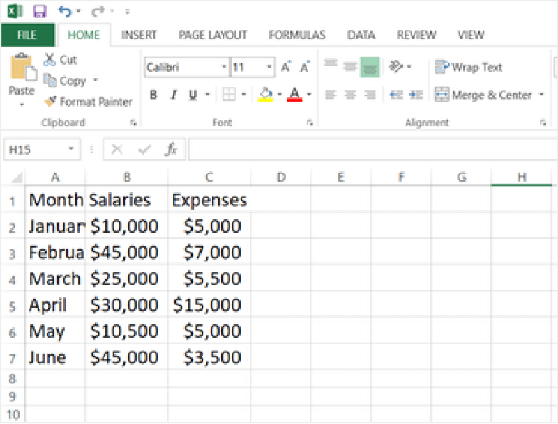 How to Create a Column Chart in Excel