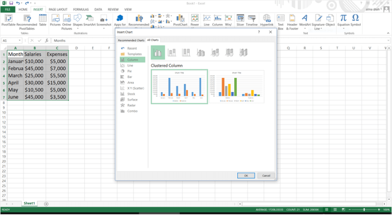 how-to-create-a-column-chart-in-excel-edrawmax-online