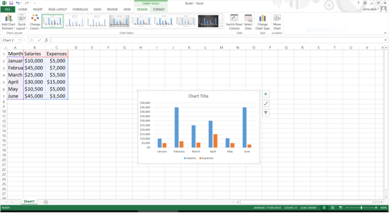 How to Create a Column Chart in Excel