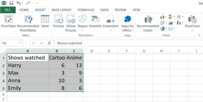 How to Create a Stacked Bar Chart in Excel