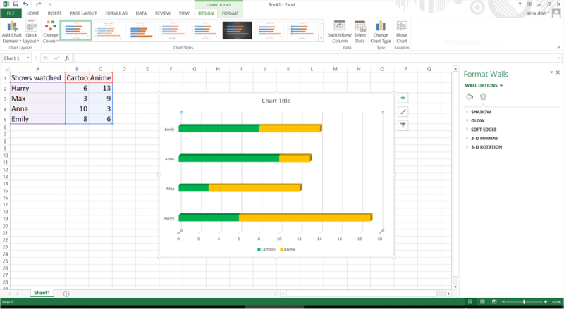 How to Create a Stacked Bar Chart in Excel