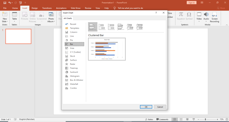 How to Make a Bar Graph in PowerPoint