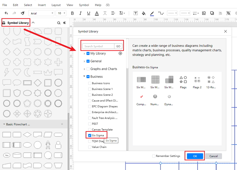 How to Make a Six Sigma Chart in EdrawMax