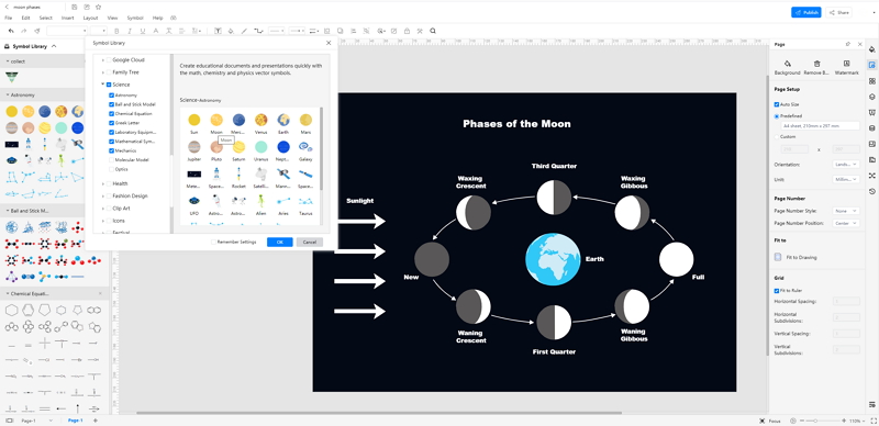 How to Create Moon Phases Online