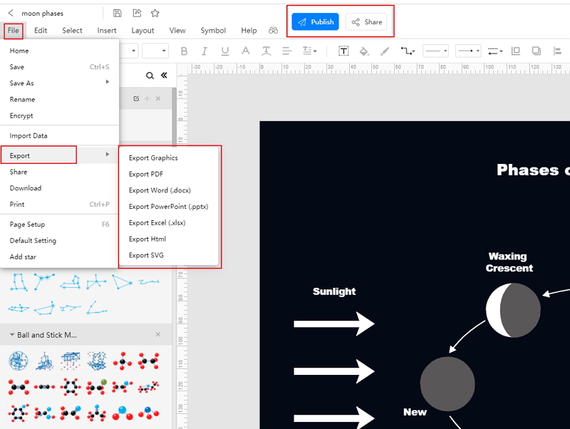 How to Create Moon Phases Online