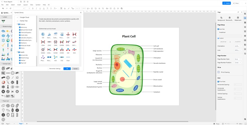 How to Create Plant Cell Diagram Online