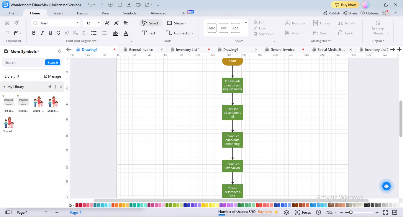 edrawmax ai flowchart generation