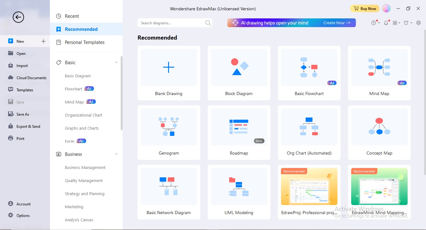 edrawmax waking edraw ai assistant