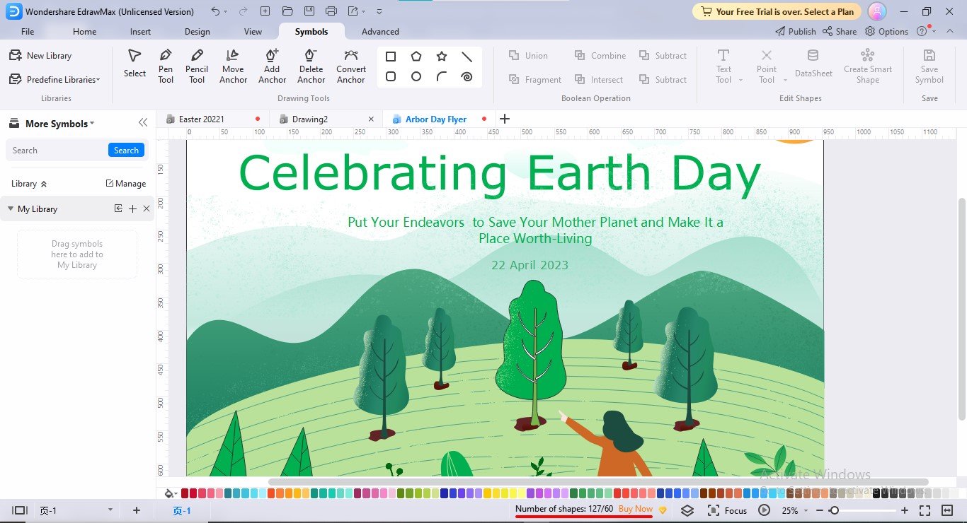 customizing infographic edrawmax