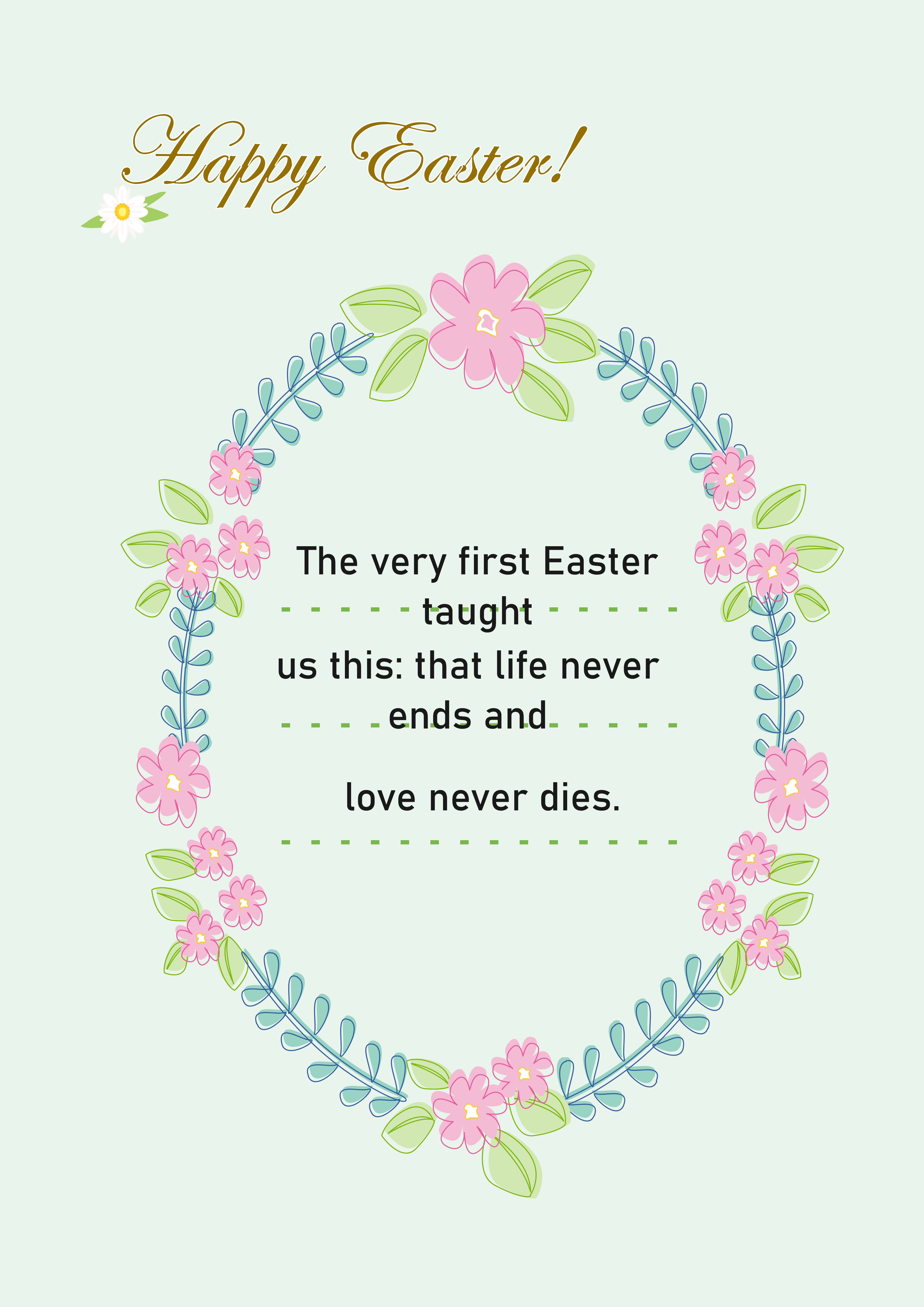 easter party card