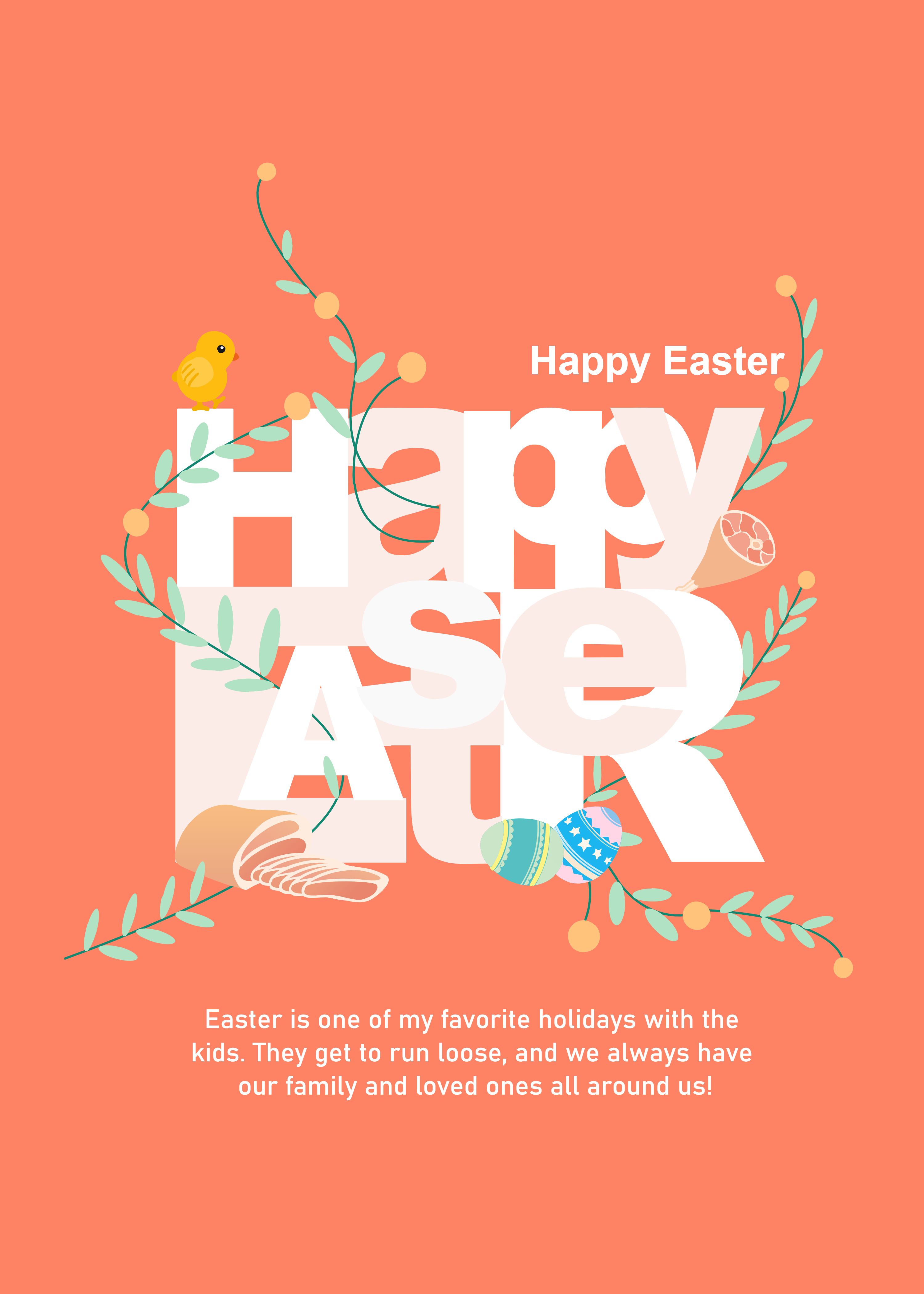  easter service flyer