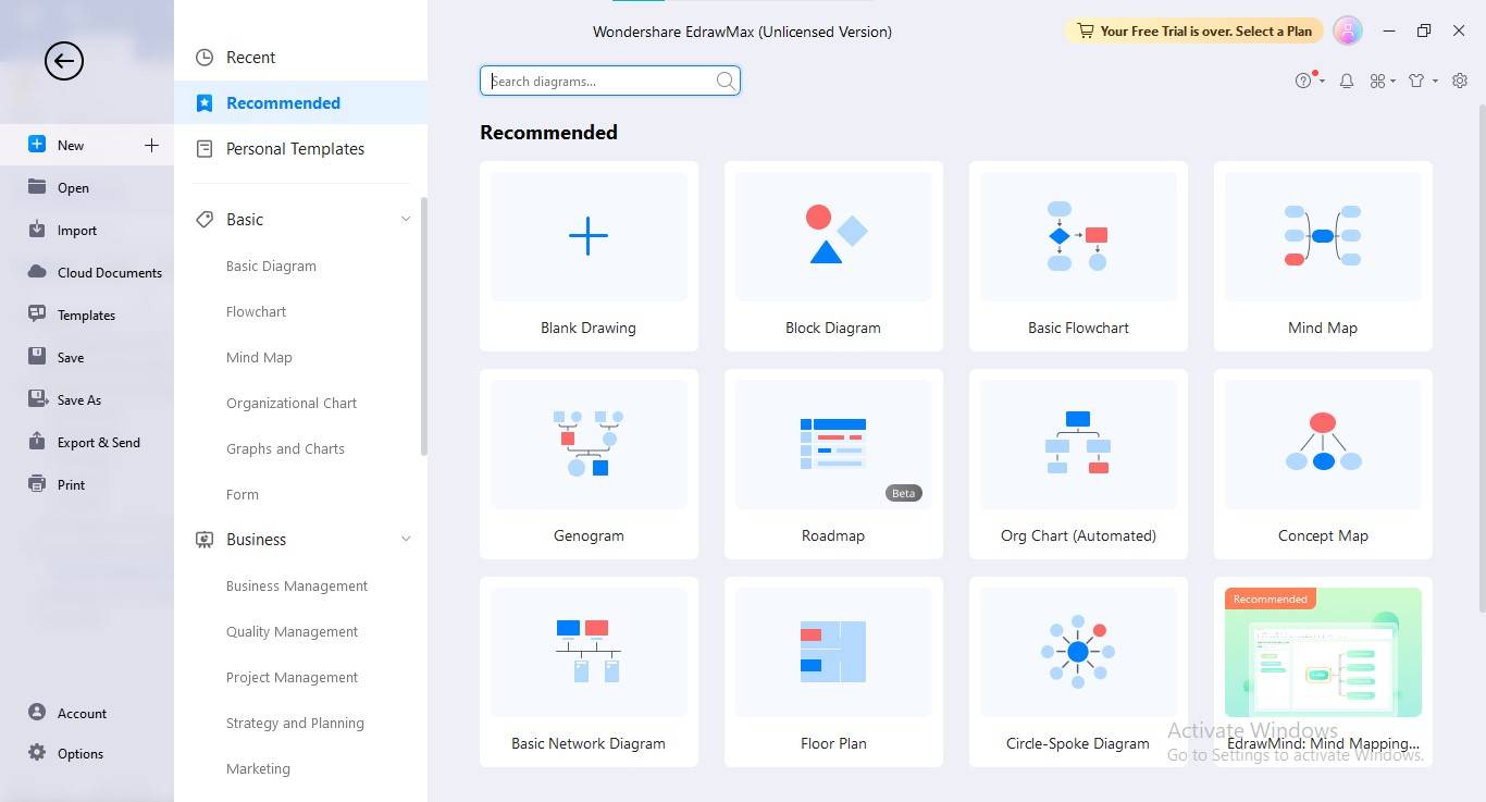 new org chart in edrawmax