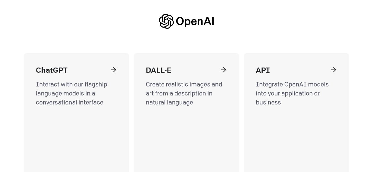 opción api en openai