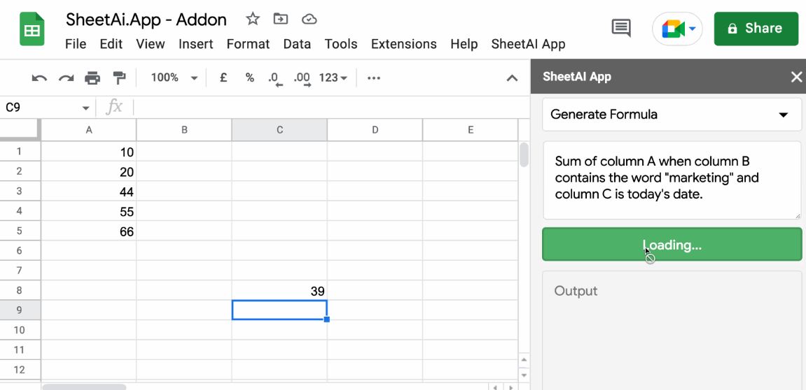 sheet ai spreadsheet