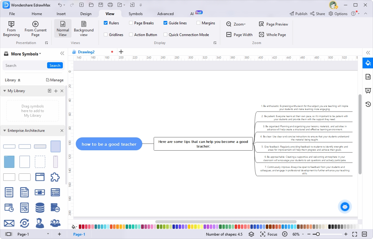 mindmap generation by edraw ai