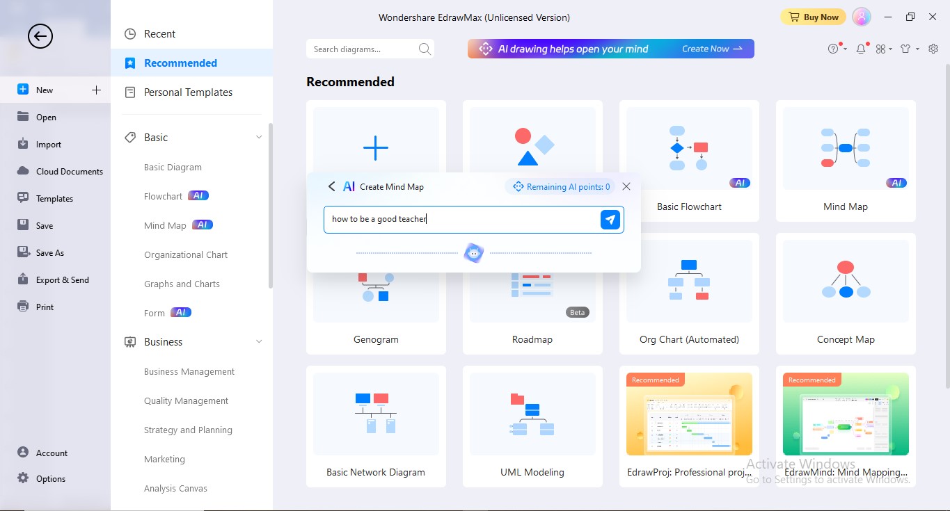 mindmap query edraw ai