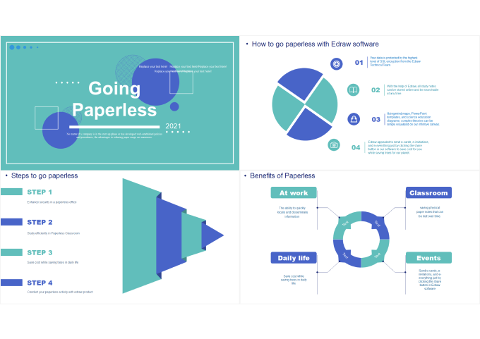 benefits of paperless presentation template