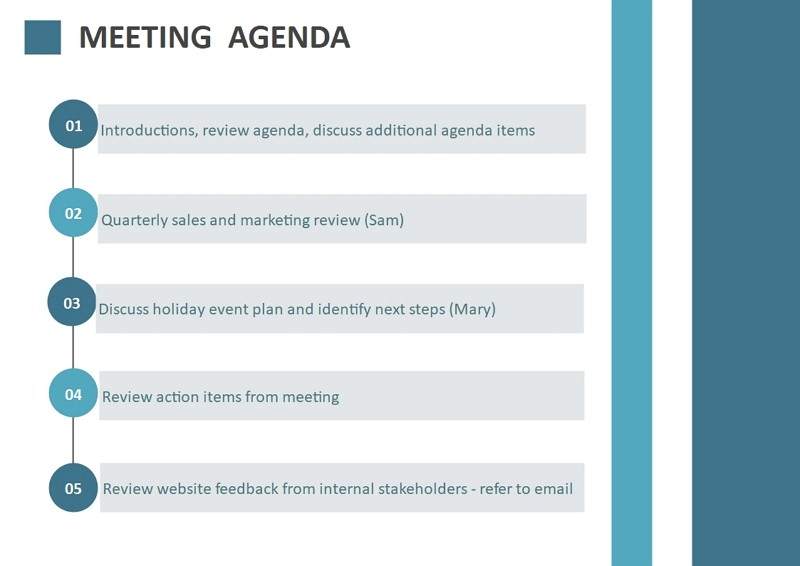 Free Editable Agenda Examples