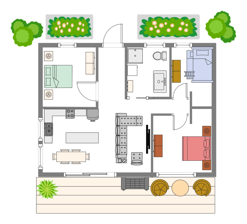 3 Bedroom Floor Plan