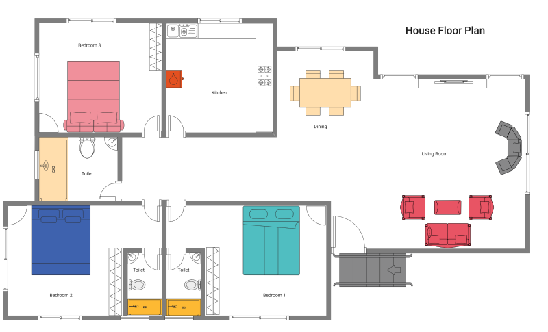 House Floor Plan Example