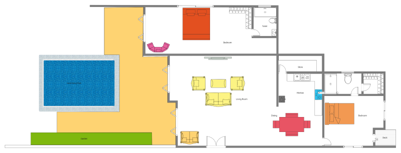 Swim Pool Floor Plan