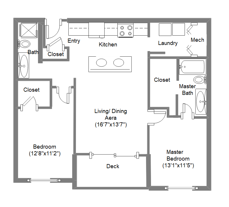 Free Editable Apartment Floor Plans EdrawMax Online