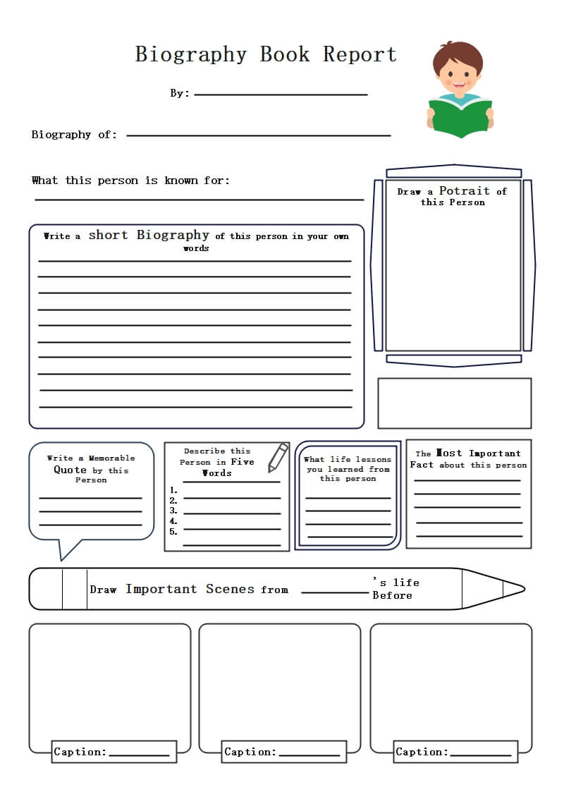 biography notes graphic organizer