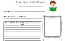 Biography Graphic Organizer 3rd Grade