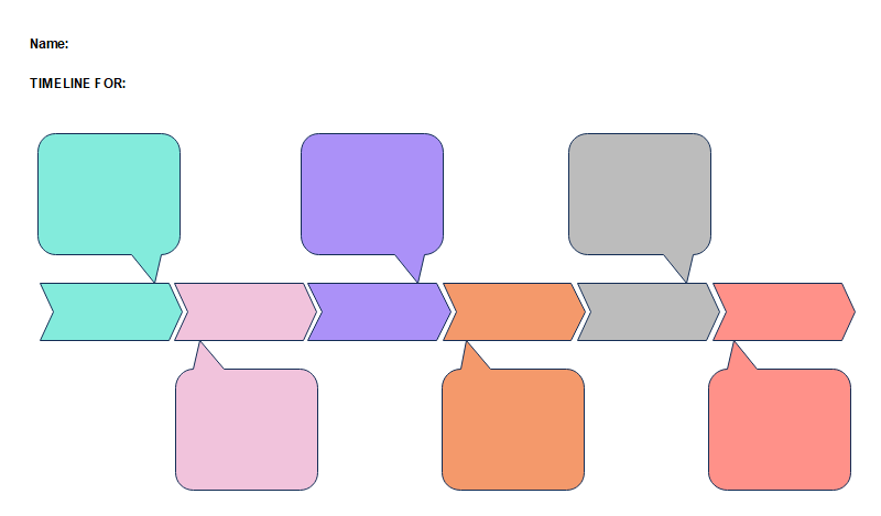 Free editable Timeline templates to design