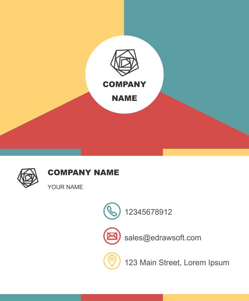 Artist Business Card Example