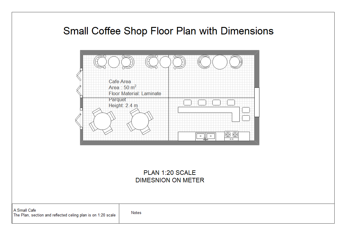 Coffee Bar Layout Floor Plan Floor Roma   Example3 