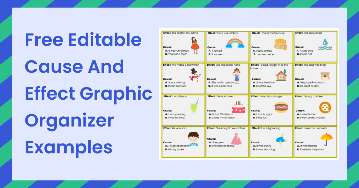 Free Editable Cause And Effect Graphic Organizer Examples EdrawMax Online