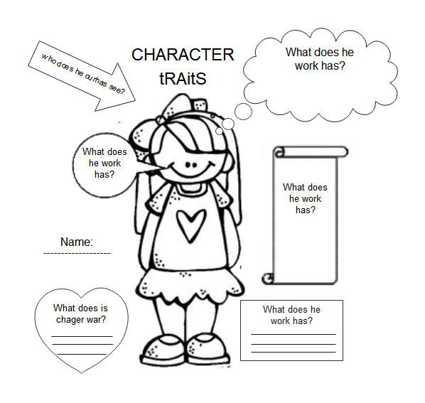 Character Analysis Graphic Organizer Character Analysis Character My 