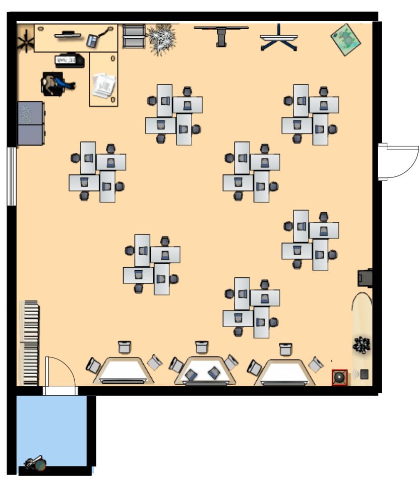 montessori classroom floor plan