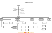 Corporation Organization Chart Template