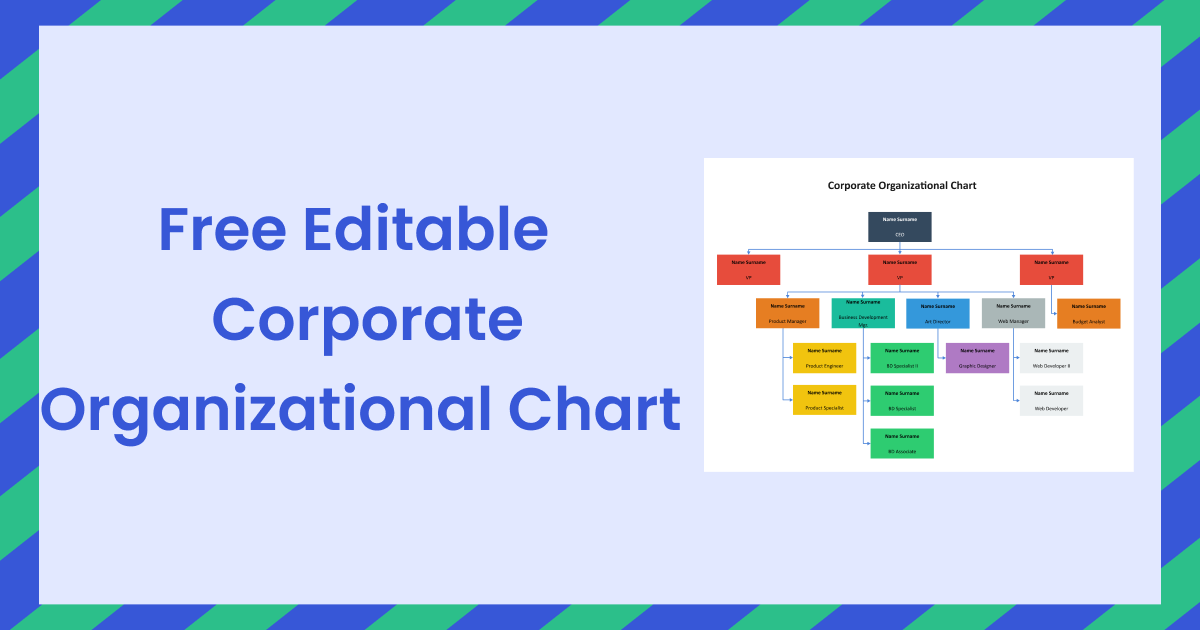 free organisation chart template