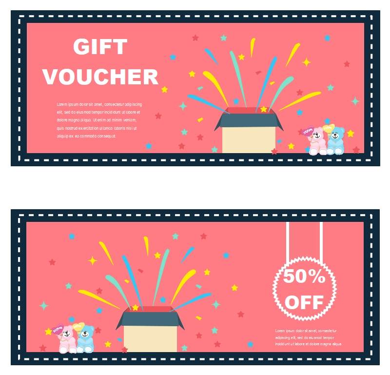 Blank Birthday Coupon Template