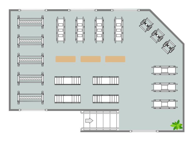 Rehabilitation Center Floor Plan