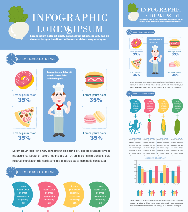 Food Infographic Template