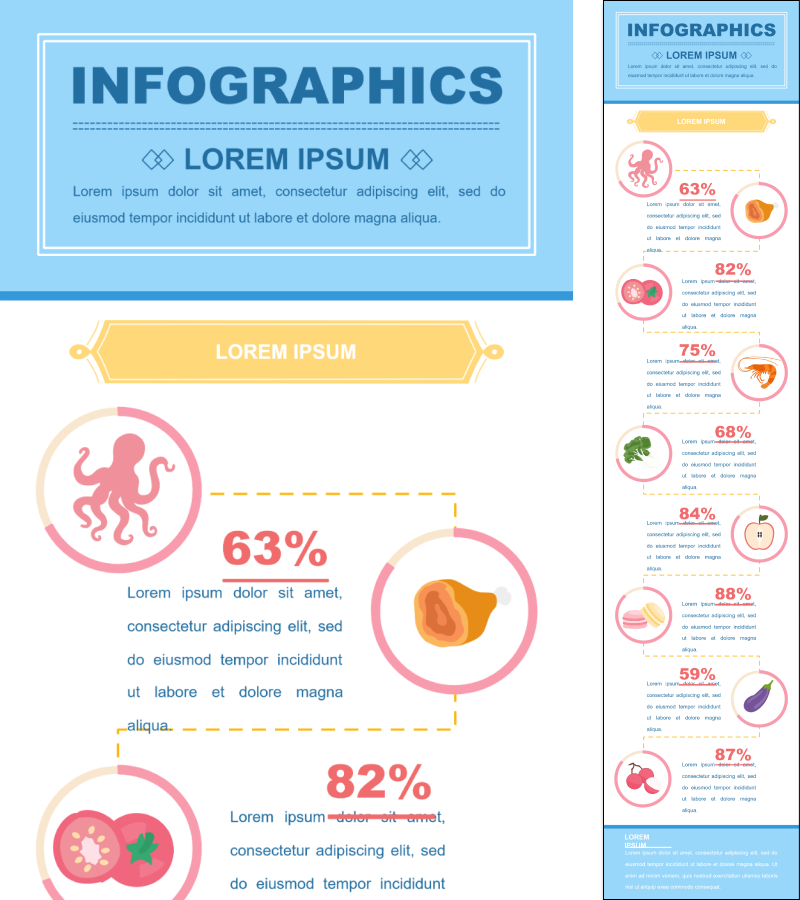Healthy Food Infographic