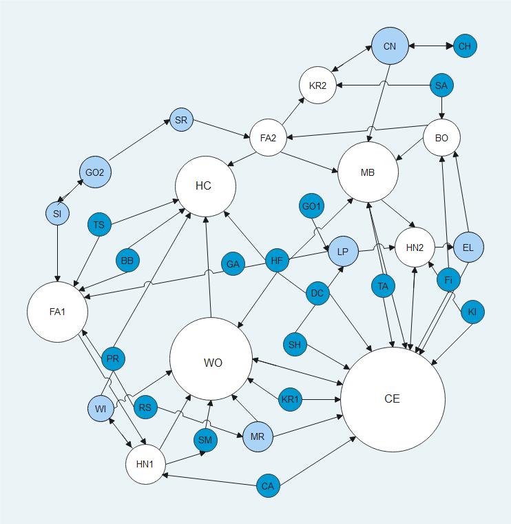 Moreno's Student Sociogram