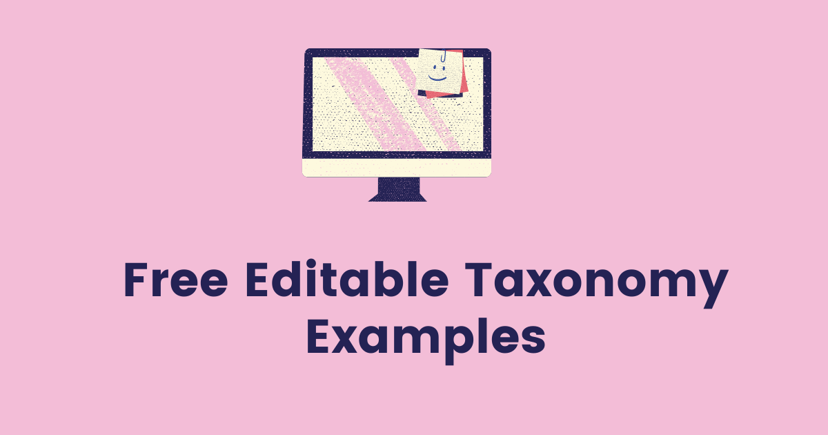 Free Editable Taxonomy Examples EdrawMax Online