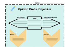 Opinion Writing Graphic Organizer
