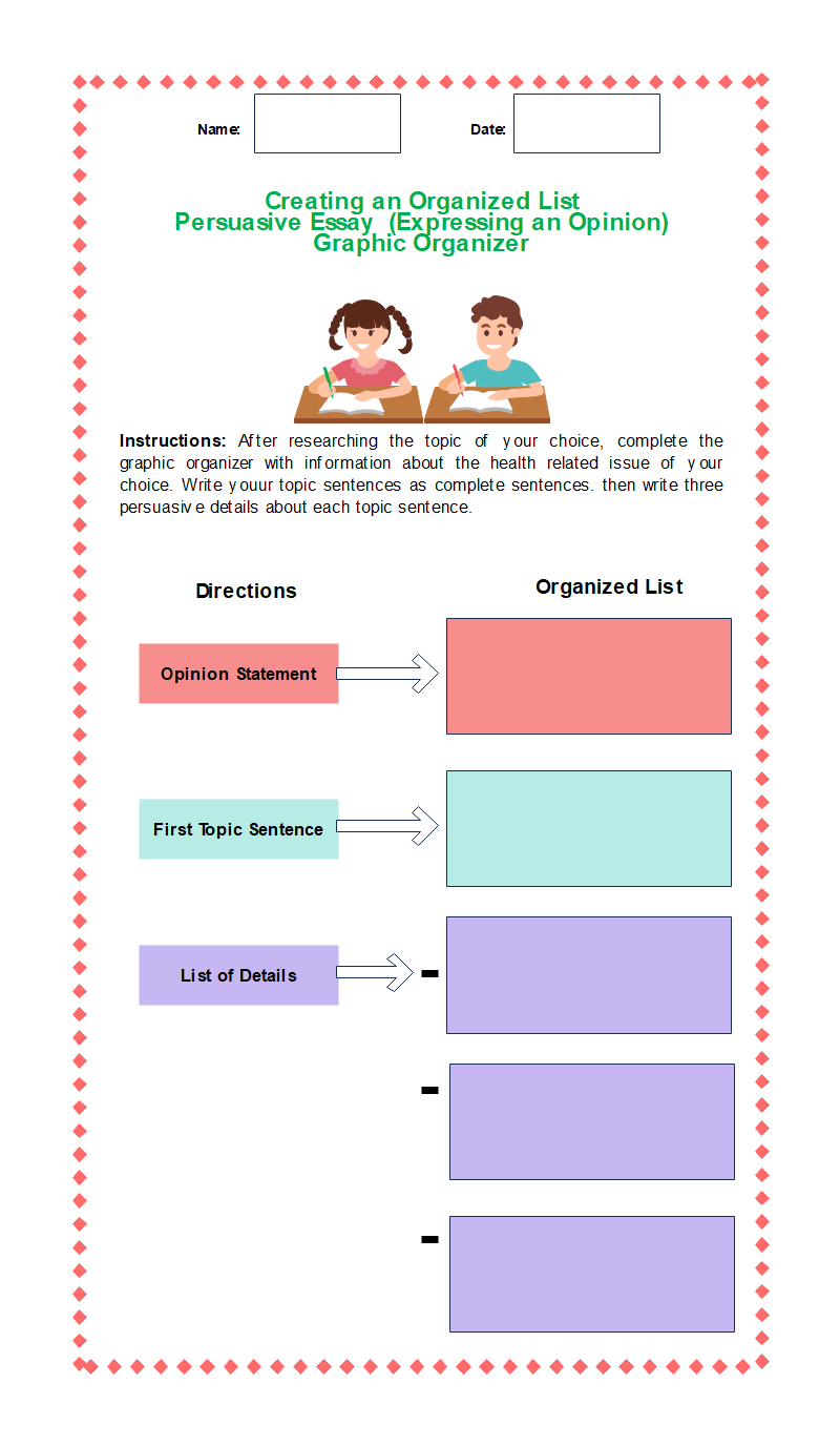 Hamburger Graphic Organizer Complete Guide