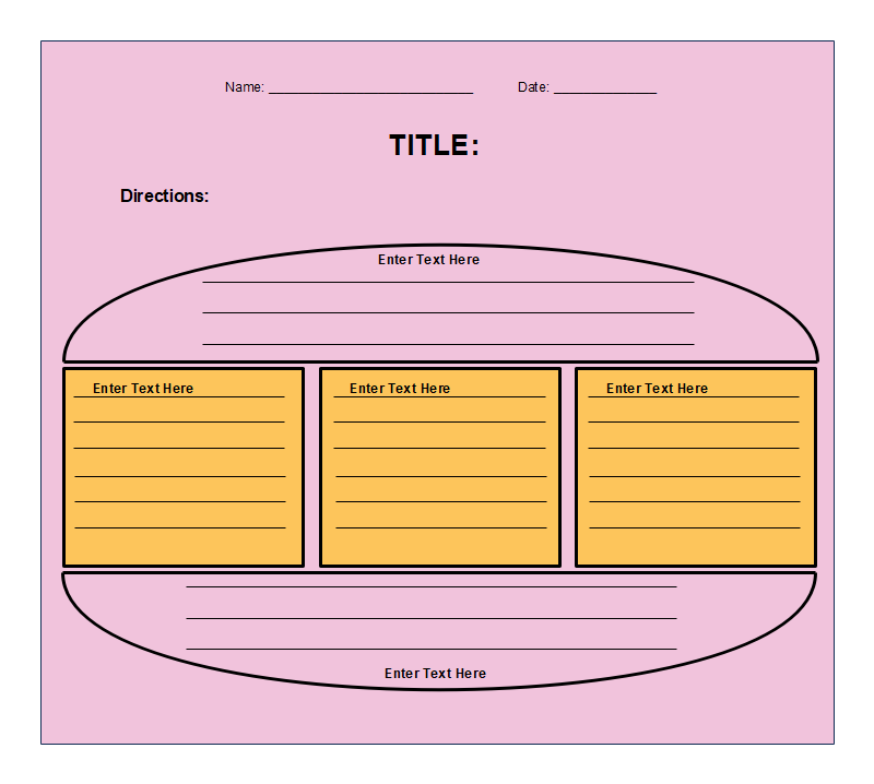 Free Editable Graphic Organizer for Writing Examples