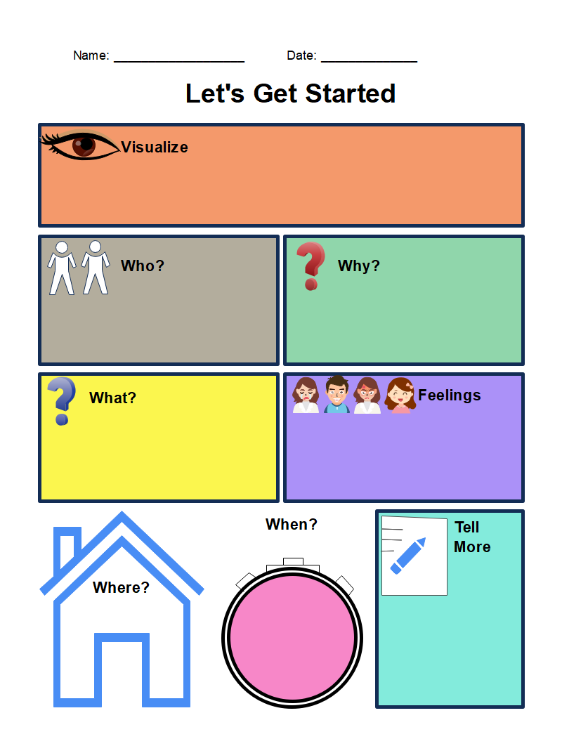 Pre Writing Graphic Organizer