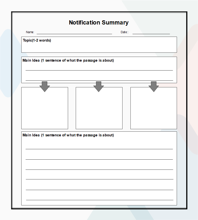 Graphic Organizer for Nonfiction Writing