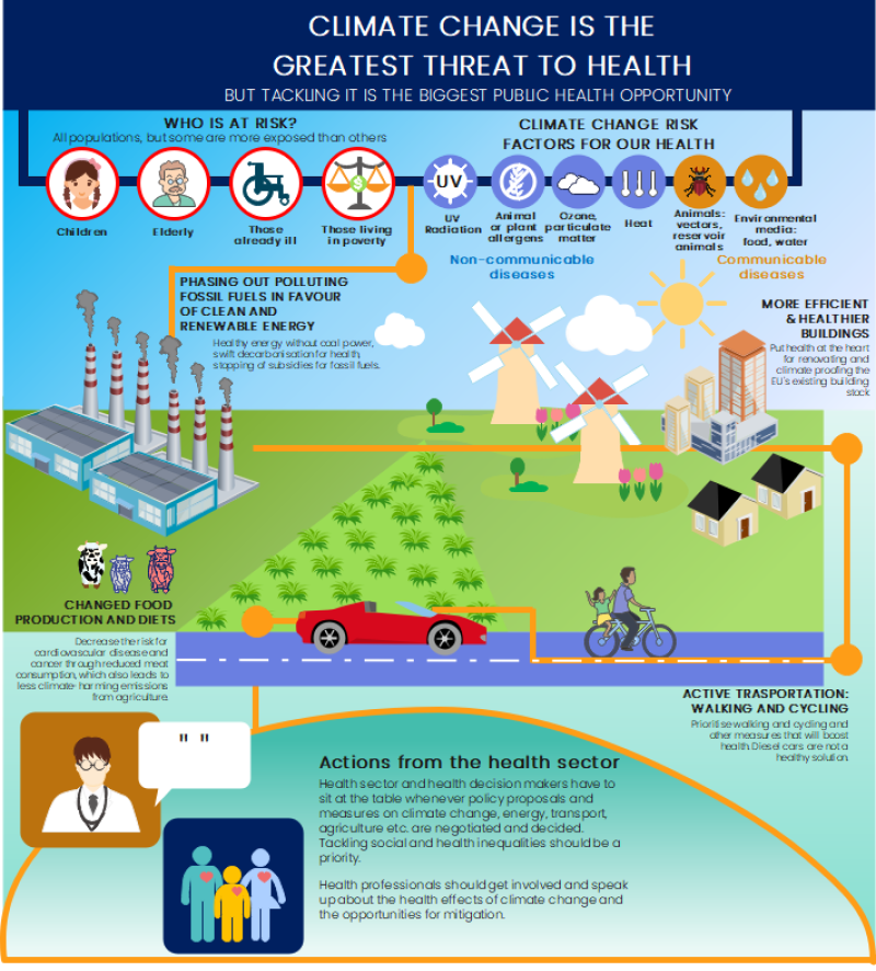 Infografik zur öffentlichen Gesundheit