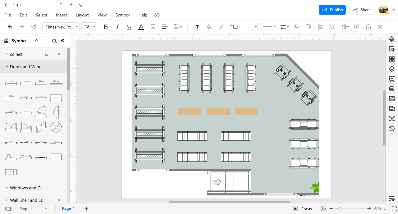 Free Editable Hospital Floor Plans Edrawmax Online 